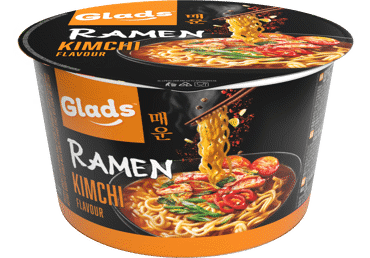 Greitai paruošiamas ramenas GLADS KIMCHI, 105 g