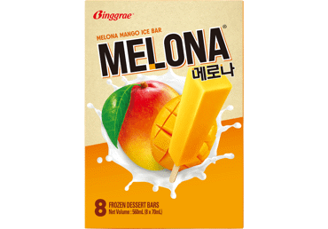 Valgomieji ledai, mangų skonio, 8 vnt., 560 g