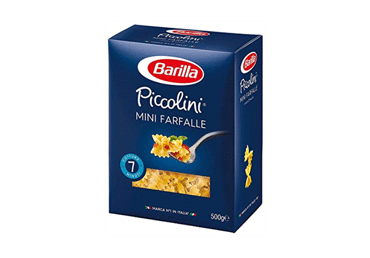 Makaronai BARILLA PICCOLINI MINI FARFALLE (kaspinėliai), 500 g