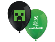 Lateksiniai balionai MINECRAFT, 8 vnt.