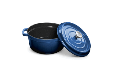 Puodas su dangčiu GRANDFEU BLUE, 4,7 l - 2