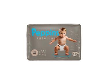 Sauskelnės PEPPINS PREMIUM,9–14 kg,50vn
