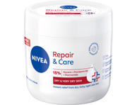 Kremas veidui, kūnui ir rankoms NIVEA Repair & Care 12 % Glicerino Ir Vitaminas E, 400 ml