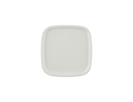 Kvadratinė lėkštė AURORA Nordic White, 10 cm
