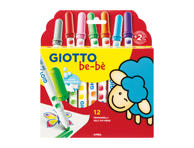 Flomasteriai GIOTTO BEBE 12vnt FILA