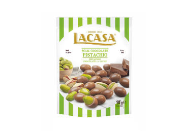 Migdolai pieniniame šokolade LACASA, 100 g