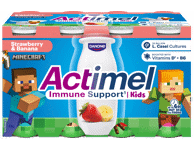 Jog. gėrimas ACTIMEL, braškių, ban. sk., 8x100g, 1,4 % rieb., 800 g