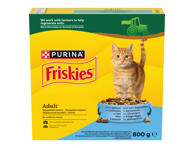 Sausas kačių ėdalas FRISKIES su lašiša ir daržovėmis, 800 g