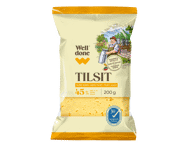 TILŽĖS sūris WELL DONE, 45 % rieb. s. m., 200 g