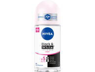 NIVEA BLACK&WHITE CLEAR rutulinis antiperspirantas moterims, 50 ml