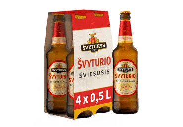 ŠVYTURIO šviesusis alus, 4 vnt., 2 l