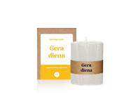 Kvepianti palmių vaško žvakė CANDLE FAMILY Gera diena, 8 cm