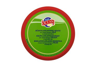 Sūdyta silkės filė su žolelėmis WIDE OCEAN, 200 g