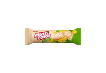 Sausainiai MULTICAKE ROSHEN su citrinų kremo įdaru, 180 g