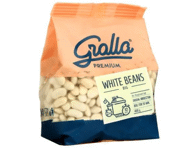 Baltos stambios pupelės GRALLA, 400 g