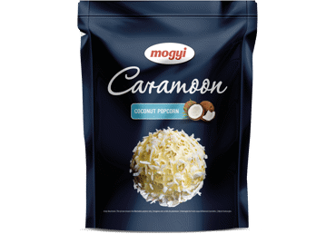 Spraginti kukurūzai apvalkale CARAMOON su kokosu drožlemis 70g