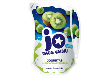 Jogurtas JO su kiviais ir agrastais, 2,5% rieb., 900 g