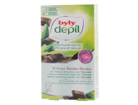 Depiliacinės veido juostelės BYLY CHOCOLATE, 12 vnt