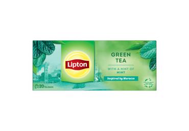 Žalioji arbata LIPTON GREEN MINT, 26 g