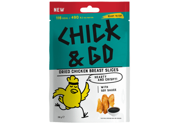 Dž. vištienos užkandis CHICK&GO su sojų padažu, nerūš., 30 g
