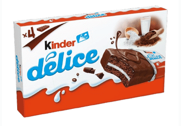 Pyragaičiai KINDER DELICE, 4 vnt., 156 g