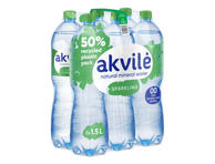 Lengvai gazuotas mineralinis vanduo AKVILĖ, 1.5 l
