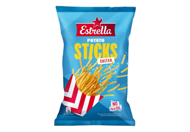 Bulvių traškučiai su druska ESTRELLA STICKS, 70 g