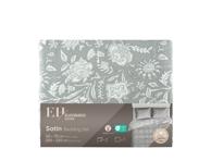 Satininės patalynės komplektas 140x200/50x70cm,augalai