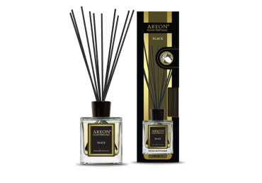 Namų kvapas su lazdelėmis AREON Black, 150 ml