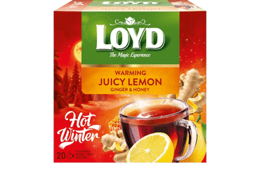 Imbierų, citr. ir medaus sk. žolelių arbata LOYD WARMING TEA, 40 g