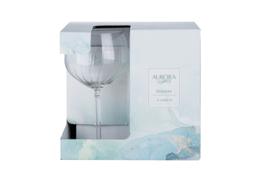 Taurės AURORA GIN TONIC, 650 ml, 4 vnt., 4 vnt.