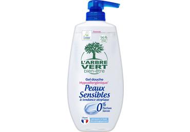 Dušo gelis jautriai odai L’ARBRE VERT, 720 ml