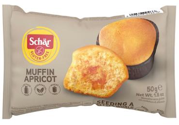 Keksiukas SCHAR, abrikosų skonio, be glitimo, 50 g