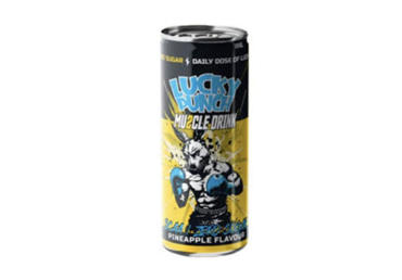 Ananasų skonio energinis gėrimas LUCKY PUNCH Muscle, 330 ml