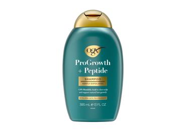 Giliai valantis šampūnas OGX ProGrowth Peptide, 385 ml