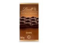 Juodasis šokoladas LINDT EXTRA CREAMY, 80 g