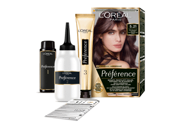 L'Oreal Paris Preference ilgalaikiai plaukų dažai, 5.21 - 2