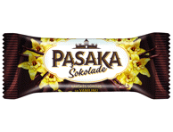 Šokoladu glaistytas varškės sūrelis PASAKA su vanile, 21 %, 40 g