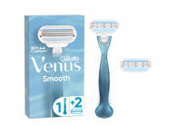 Moteriškas skustuvas GILLETTE VENUS SMOOTH, 2 galvutės, 1 vnt.