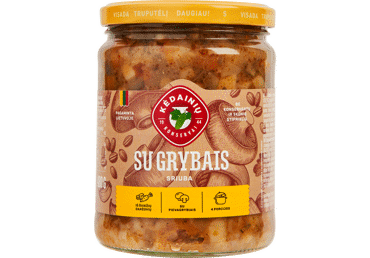 KĖDAINIŲ KONSERVŲ FABRIKO sriuba su grybais, 480 g