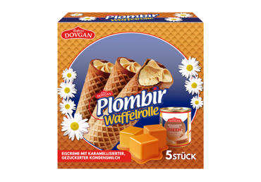 Plombyriniai ledai su sutirštinu pienu, 5 vnt., 300 g