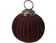 Kalėdų eglutės žaisliukas, 8cm, rudas