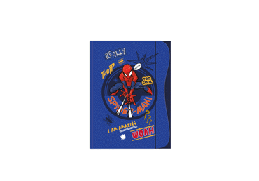 Aplankas su gumyte SPIDER MAN, A4, 23,4x31,7x0,2 cm - 1