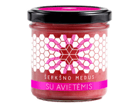 Medus su avietėmis, 200 g