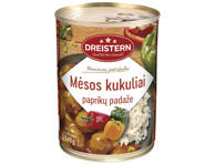 Mėsos kukuliai su paprikų padažu, 540 g