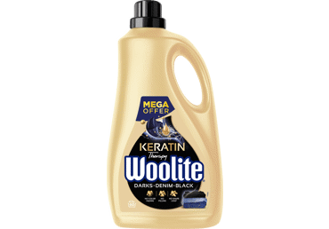 Skystas tamsių, juodų ir džinsinių drabužių skalbiklis WOOLITE Dark, 3,6 l