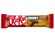 Vaflinis batonėlis KIT KAT CHUNKY su žemės riešutų kremu, 42 g