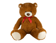 Pliušinis meškinas FOXTER, rudas, 100cm