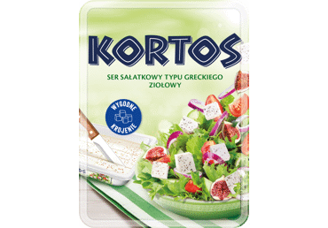 Sūris salotoms KORTOS su žalumynais, 41 % rieb. s. m., 160 g