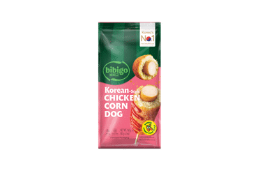 Kukurūzinis dešrainis BIBIGO, su vištiena, korėjietiško stiliaus, 160 g